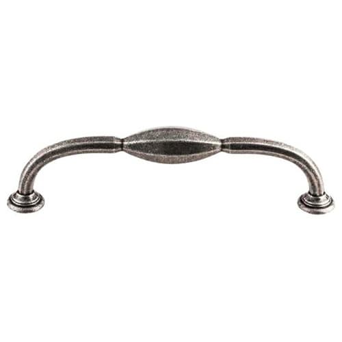 Top Knobs Chareau Series 5-1/16" (128 mm) Center to Center Black Iron Pull, - TK232BI