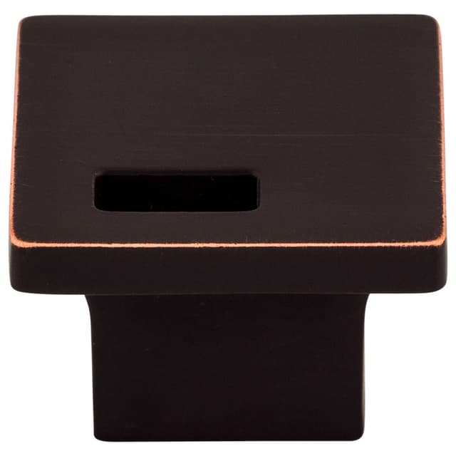 Top Knobs Sanctuary II Series 1-1/4 in (32 mm) L x 1-1/4 in (32 mm) W Tuscan Bronze Knob, - TK269TB