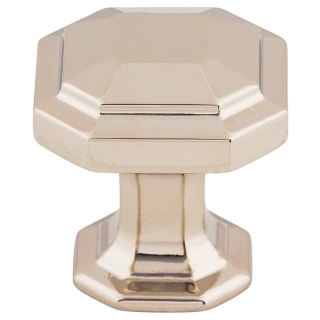 Top Knobs Chareau Series 1-1/8" (28.5 mm) Diameter Polished NickelKnob, - TK286PN