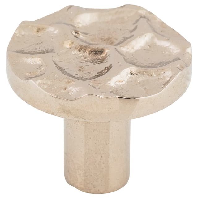 Top Knobs Cobblestone Series 1-3/8" (35 mm) Diameter Polished NickelKnob, - TK296PN