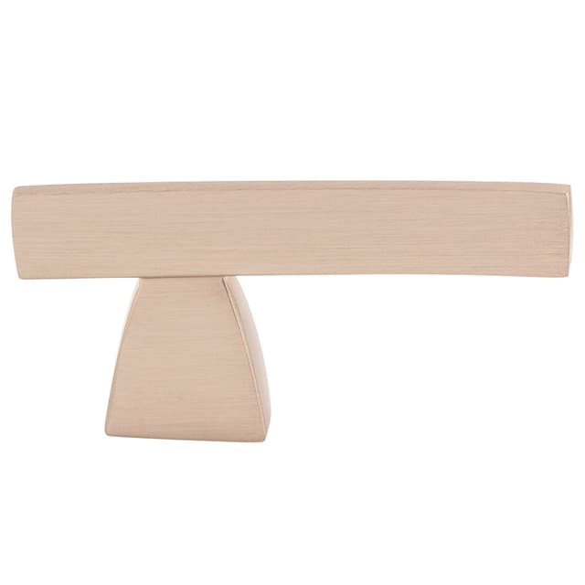 Top Knobs Sanctuary Series 2-1/2 in (64 mm) L x 3/8 in (10 mm) W Brushed Satin Nickel Knob, - TK2BSN