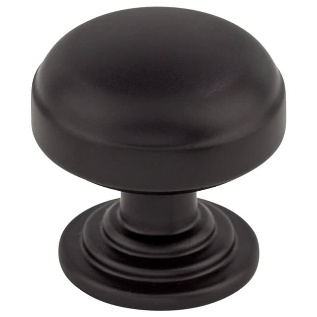 Top Knobs Ellis Series 1-1/4" (32 mm) Diameter Flat BlackKnob, - TK3000BLK