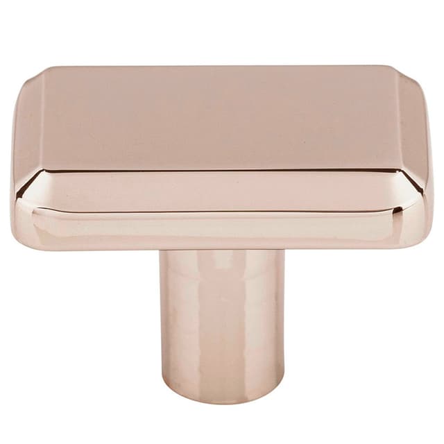 Top Knobs Ellis Series 1-1/2 in (38 mm) L x 1 in (25 mm) W Polished Nickel Knob, - TK3010PN