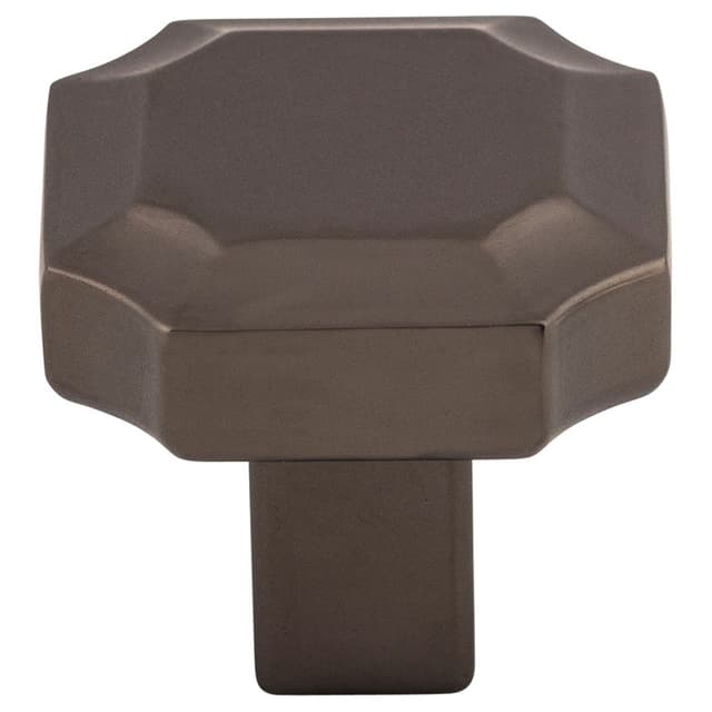 Top Knobs Ellis Series 1-1/4 in (32 mm) L x 1-1/4 in (32 mm) W Ash Gray Knob, - TK3020AG