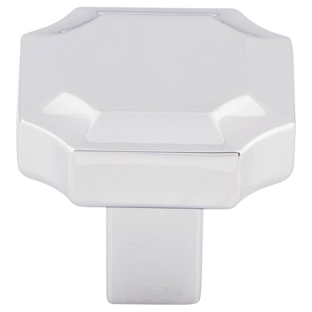 Top Knobs Ellis Series 1-1/4 in (32 mm) L x 1-1/4 in (32 mm) W Polished Chrome Knob, - TK3020PC
