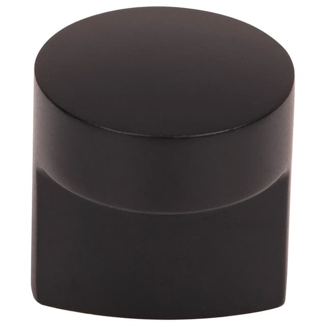 Top Knobs Ellis Series 1-1/8" (29 mm) Diameter Flat BlackKnob, - TK3040BLK