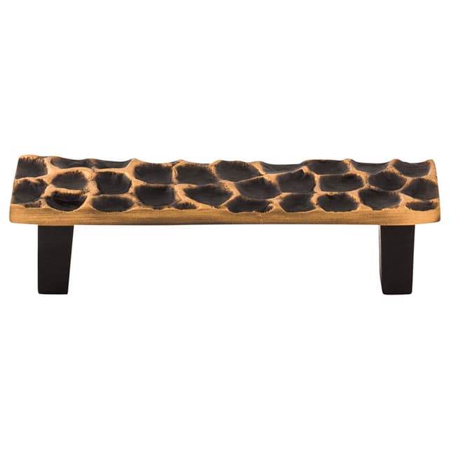 Top Knobs Cobblestone Series 3-3/4" (95 mm) Center to Center Brass Antique Pull, - TK304BA