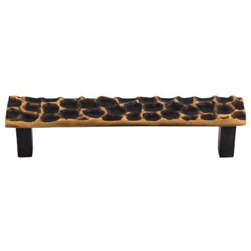 Top Knobs Cobblestone Series 5-1/16" (128 mm) Center to Center Brass Antique Pull, - TK305BA