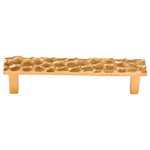 Top Knobs Cobblestone Series 5-1/16" (128 mm) Center to Center Polished Brass Pull, - TK305BR