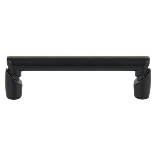 Top Knobs Morris Series 3-3/4" (96 mm) Center to Center Flat Black Pull, - TK3132BLK
