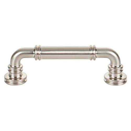 Top Knobs Morris Series 3-3/4" (96 mm) Center to Center Brushed Satin Nickel Pull, - TK3141BSN