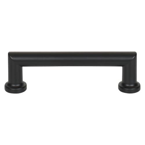 Top Knobs Morris Series 3-3/4" (96 mm) Center to Center Flat Black Pull, - TK3151BLK