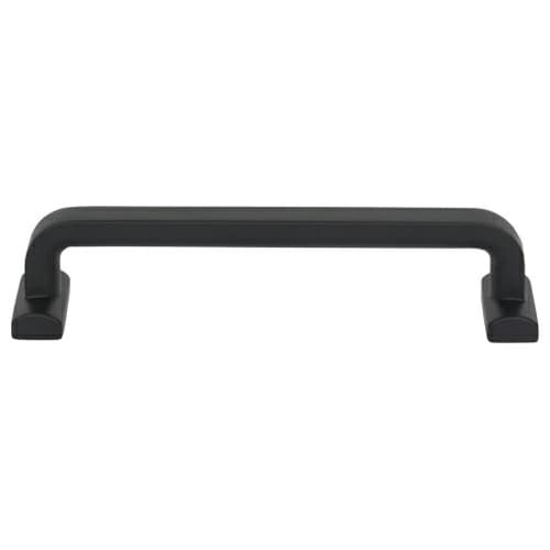 Top Knobs Morris Series 5-1/16" (128 mm) Center to Center Flat Black Pull, - TK3163BLK