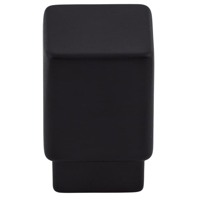 Top Knobs Sanctuary Series 3/4 in (19 mm) L x 3/4 in (19 mm) W Flat Black Knob, - TK31BLK