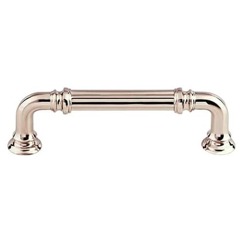 Top Knobs Chareau Series 3-3/4" (95 mm) Center to Center Polished Nickel Pull, - TK322PN