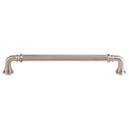 Top Knobs Chareau Series 7" (178 mm) Center to Center Brushed Satin Nickel Pull, - TK324BSN