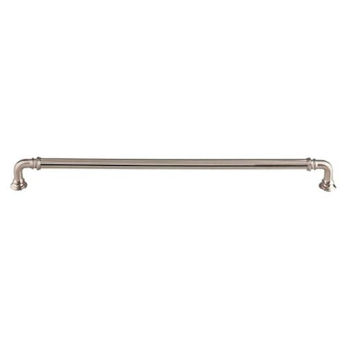 Top Knobs Chareau Series 12" (305 mm) Center to Center Brushed Satin Nickel Pull, - TK326BSN