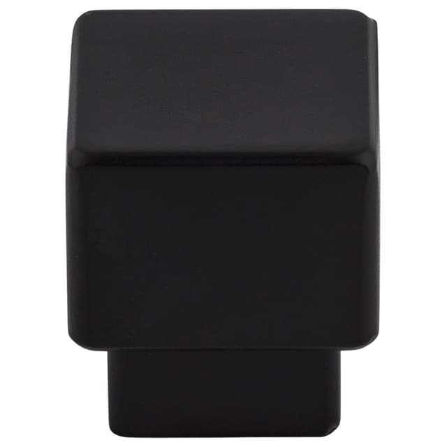 Top Knobs Sanctuary Series 1 in (25 mm) L x 1 in (25 mm) W Flat Black Knob, - TK32BLK