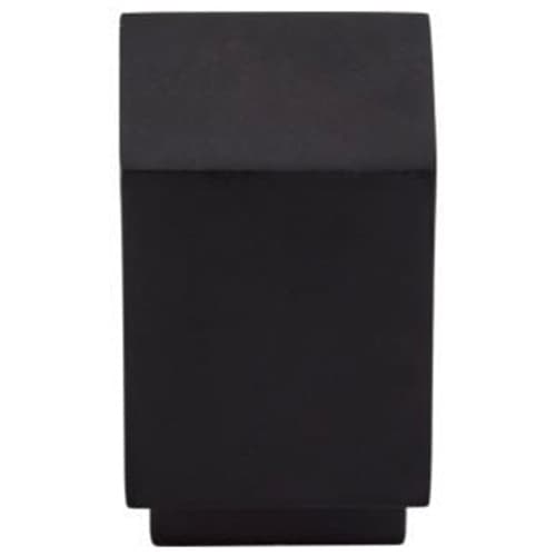 Top Knobs Sanctuary Series 3/4 in (19 mm) L x 3/4 in (19 mm) W Flat Black Knob, - TK33BLK