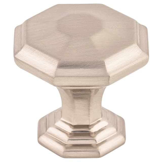 Top Knobs Chareau Series 1-1/8" (28.5 mm) Diameter Brushed Satin NickelKnob, - TK340BSN