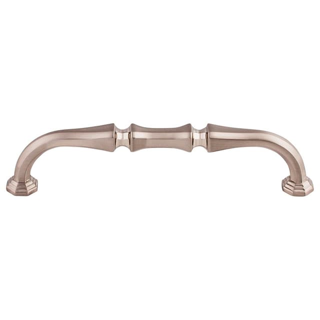 Top Knobs Chareau Series 5" (127 mm) Center to Center Brushed Satin Nickel Pull, - TK342BSN