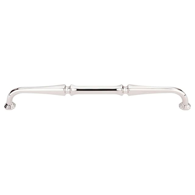 Top Knobs Chareau Series 9" (229 mm) Center to Center Polished Nickel Pull, - TK344PN