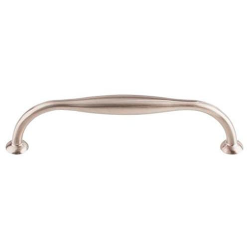 Top Knobs Chareau Series 5-1/16" (128 mm) Center to Center Brushed Satin Nickel Pull, - TK384BSN