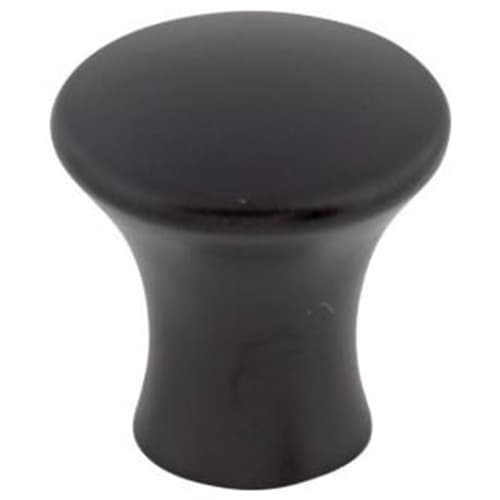 Top Knobs Mercer Series 7/8" (22 mm) Diameter Flat BlackKnob, - TK590BLK