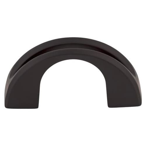 Top Knobs Mercer Series 1-1/4" (32 mm) Center to Center Flat Black Pull, - TK617BLK