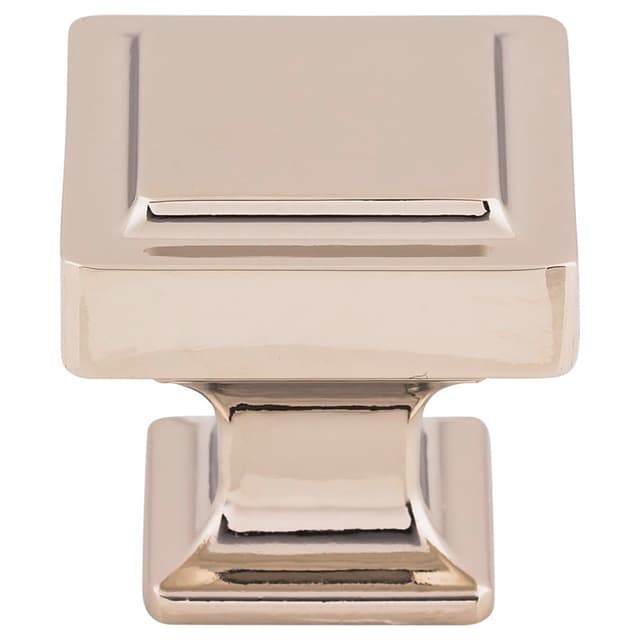 Top Knobs Transcend Series 1-1/4 in (32 mm) L x 1-1/4 in (32 mm) W Polished Nickel Knob, - TK702PN