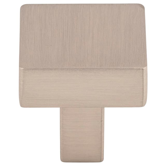 Top Knobs Barrington Series 1-1/16 in (27 mm) L x 1-1/16 in (27 mm) W Brushed Satin Nickel Knob, - TK740BSN