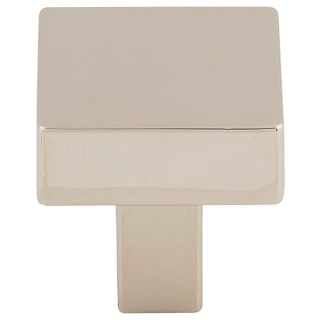 Top Knobs Barrington Series 1-1/16 in (27 mm) L x 1-1/16 in (27 mm) W Polished Nickel Knob, - TK740PN