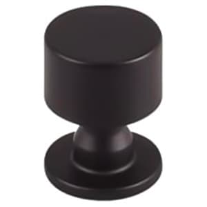 Top Knobs Serene Series 1" (25 mm) Diameter Flat BlackKnob, - TK820BLK