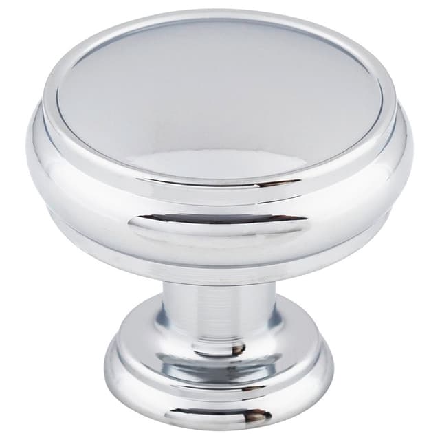 Top Knobs Serene Series 1-3/8" (35 mm) Diameter Polished ChromeKnob, - TK832PC