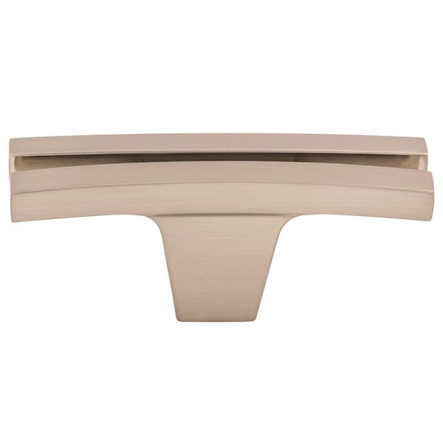 Top Knobs Sanctuary Series 2-5/8 in (67 mm) L x 11/16 in (17 mm) W Brushed Satin Nickel Knob, - TK87BSN