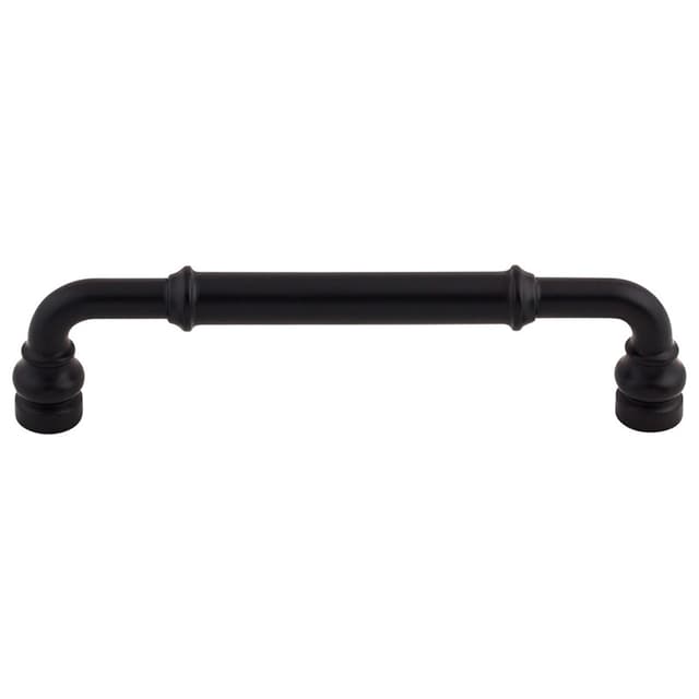 Top Knobs Devon Series 5-1/16" (128 mm) Center to Center Flat Black Pull, - TK884BLK
