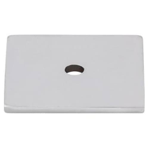 1-1/4" Sanctuary Square Knob Backplate, Polished Chrome