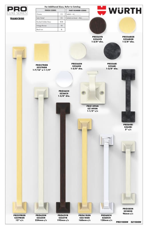 PRO LUXE Series Transcribe Collection Display Board