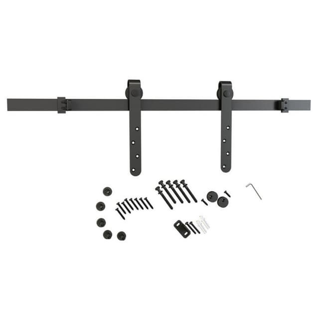 Mini-Barn Door Flat Rail Hardware Kit, PRO Series