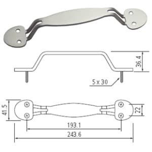 Regular & Mini Barn Door Round Handle, PRO Series