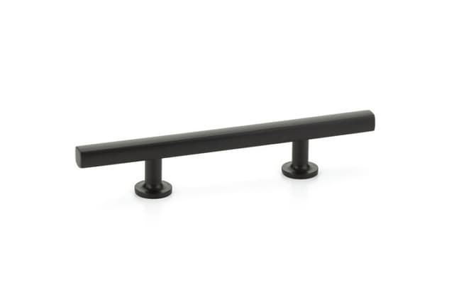 Emtek Urban Modern Freestone Extended Pull, 3-1/2"CC, Flat Black - 86682US19