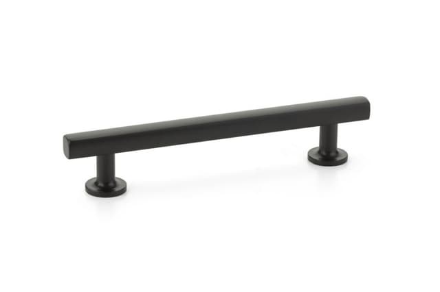 Emtek Urban Modern Freestone Pull, 5"CC, Flat Black - 86676US19
