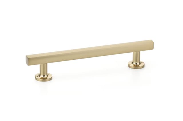 Emtek Urban Modern Freestone Pull, 5"CC, Satin Brass - 86676US4