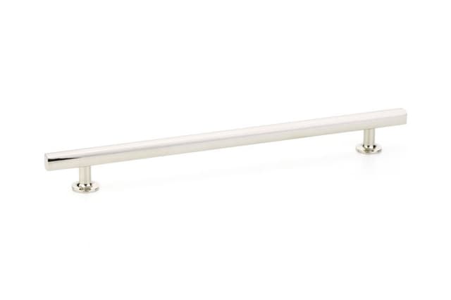 Emtek Urban Modern Freestone Pull, 10"CC, Polished Nickel - 86677US14