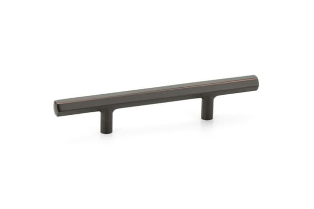 Emtek Urban Modern Mod Hex Extended Pull, 3-1/2"CC, Oil Rubbed Bronze - 86684US10B