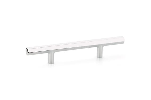 Emtek Urban Modern Mod Hex Extended Pull, 3-1/2"CC, Polished Chrome - 86684US26