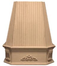 Bead Board Victorian Island Hood, VMI