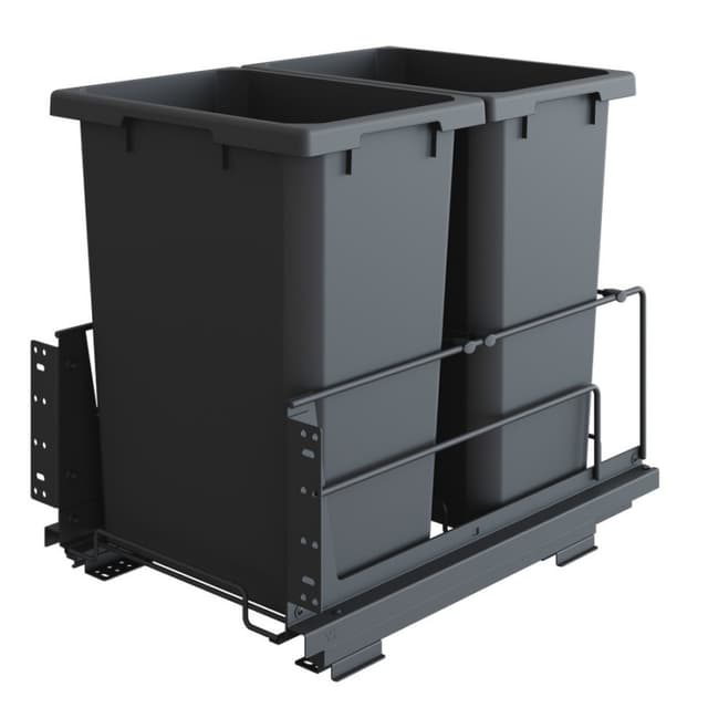 Vauth-Sagel ENVI BMT Series Bottom Mount Waste Pullout with Soft-close Full extension Slides