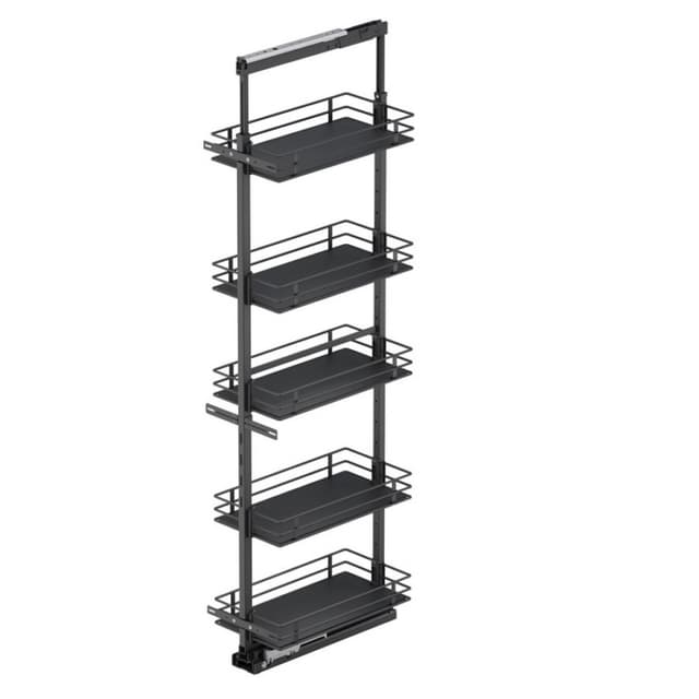 Vauth-Sagel TAL Pantry 5-Shelf Scalea Carbon Steel Gray Basket Pull-Out