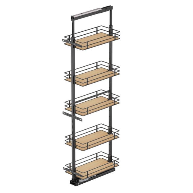 Vauth-Sagel TAL Pantry 4-Shelf Scalea Maple Basket Pull-Out